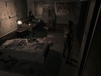 une photo d'Ã©cran de Resident Evil Rebirth sur Nintendo Gamecube